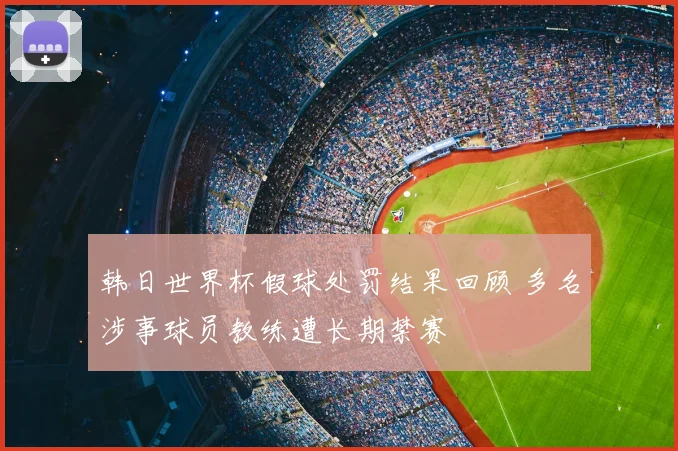 韩日世界杯假球处罚结果回顾 多名涉事球员教练遭长期禁赛
